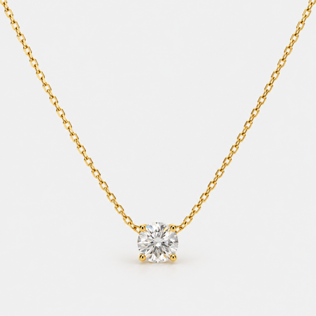 Lumière Solitaire Necklace