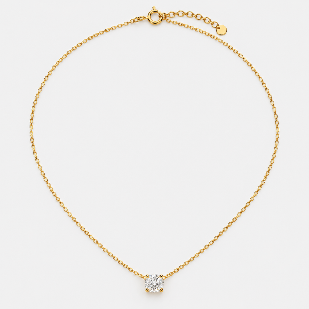 Lumière Solitaire Necklace